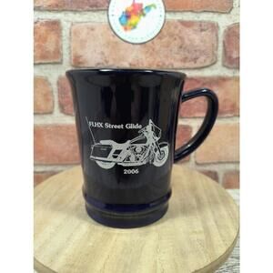 Schaeffer's Harley Davidson Coffee Mug FLHX Street Glide Motorcycle Vintage Cup